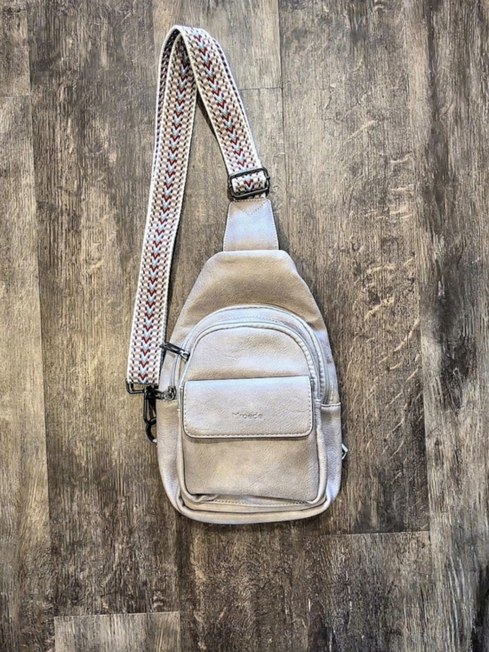 Gently Used Crossbody Bag Brown & Multicolor
